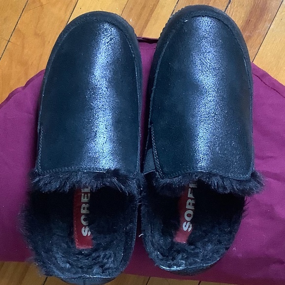 Black Sorel Slippers 7 - Picture 3 of 4